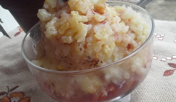 Мързеливо мляко с ориз