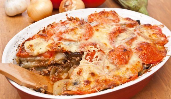 Мусака от тиквички и патладжани