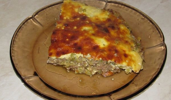 Мусака от тиквички с кайма