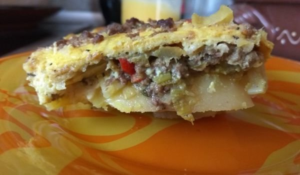 Мусака с дивечова кайма