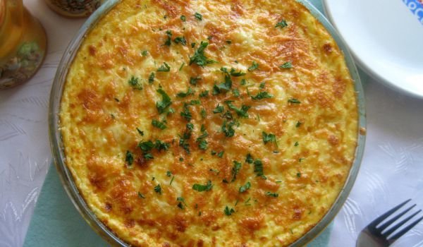 Мусака с кайма, чушки и сос Бешамел
