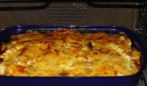 Мусака с кайма и макарони