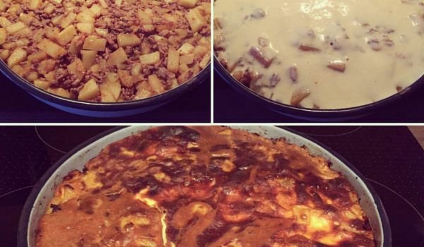 Мусака с пасирани домати