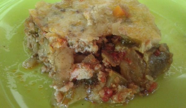Мусака с патладжан и тиквички
