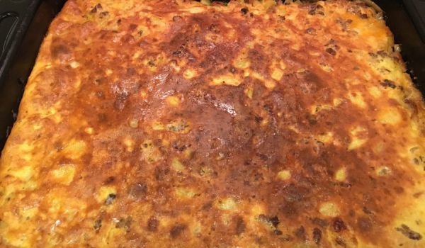 Мусака с пилешки дробчета