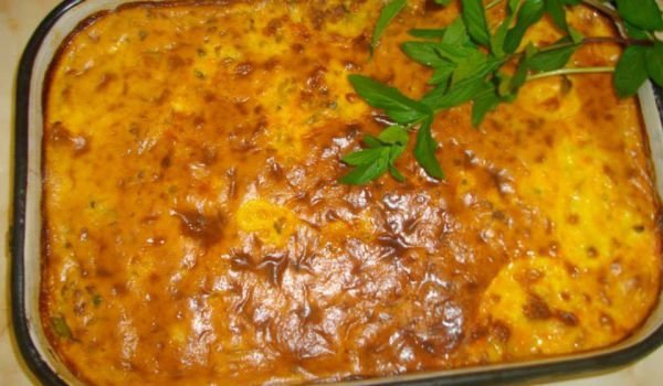 Мусака с тиквички и сирене