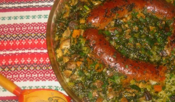 Наденички с ориз, гъби и моркови