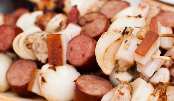 Наденица на шиш