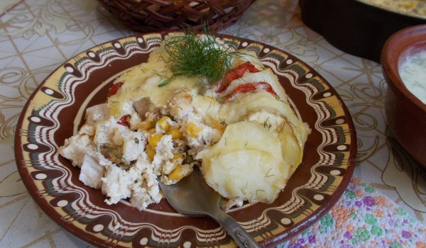 Най-вкусната запеканка с пилешко