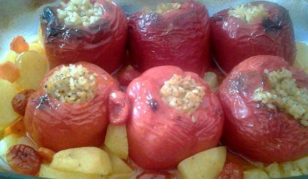 Най-вкусните пълнени чушки с ориз и гъби