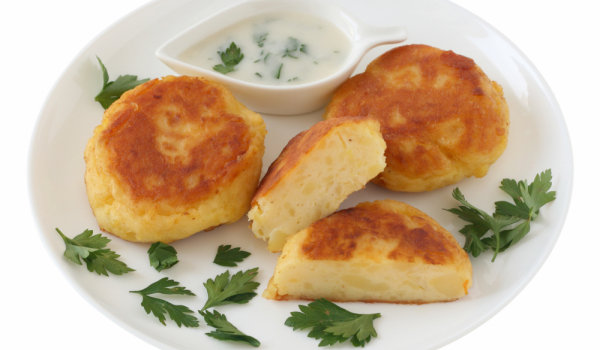 Настъргани картофи с извара в микровълнова