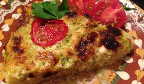 Нещо вкусно с тиквички и чери домати