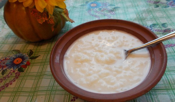 Неустоимо мляко с ориз и ванилия