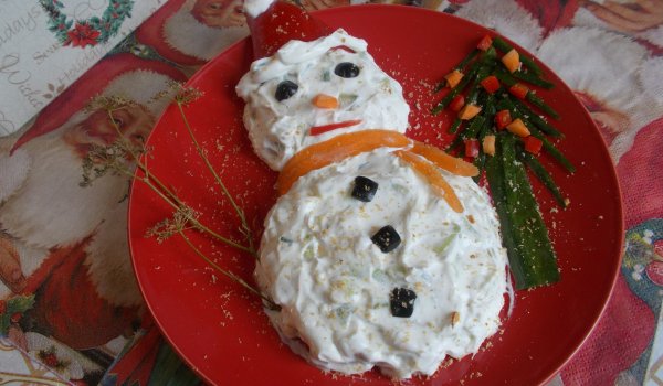 Новогодишна салата Снежко
