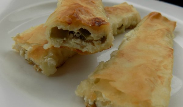 Обедна баница с чушки