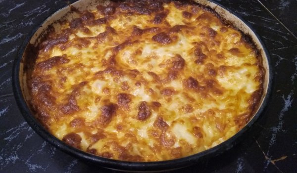 Огретен с картофи и кашкавал