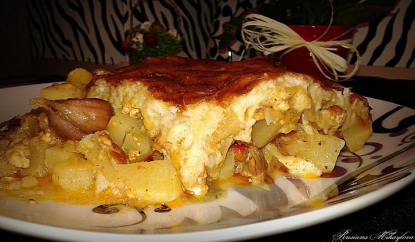 Огретенова мусака с кълцано месо