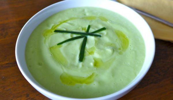 Охладена супа от авокадо