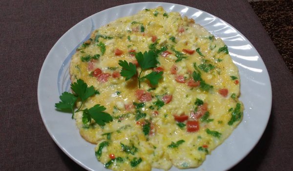 Омлет с дебърцини