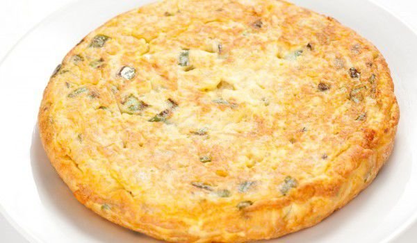 Омлет с карфиол