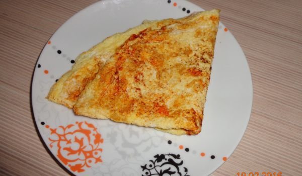 Омлет с козе сирене