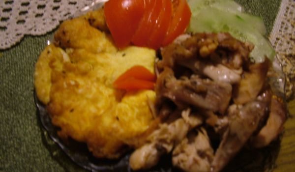 Омлет с пиле