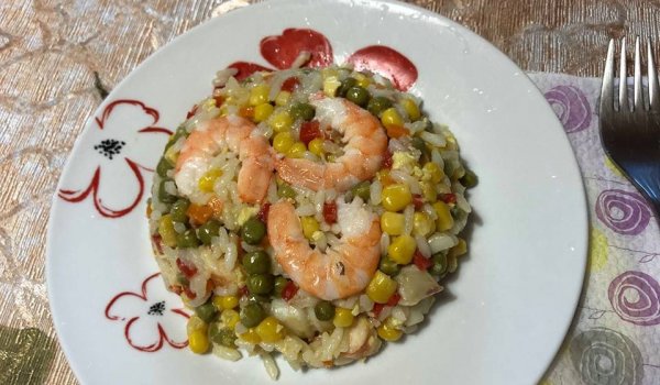 Ориз Басмати със скариди