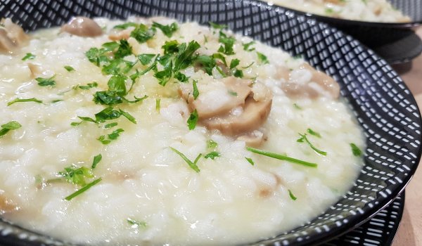 Ориз Кремозо с гъби и лимон