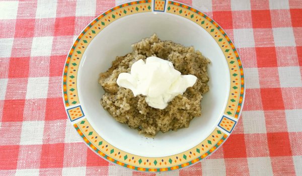 Ориз с джоджен и кисело мляко