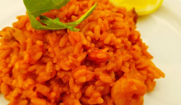 Ориз с домати и скариди