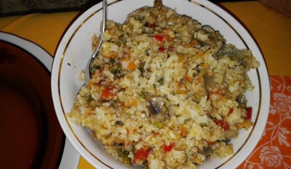 Ориз с киноа и гъби