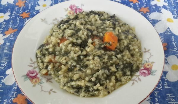 Ориз с лапад и моркови
