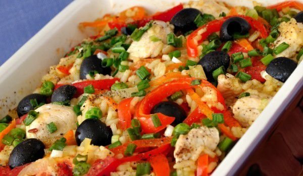 Ориз с маслини и кренвирши