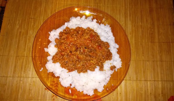Ориз с телешка кайма