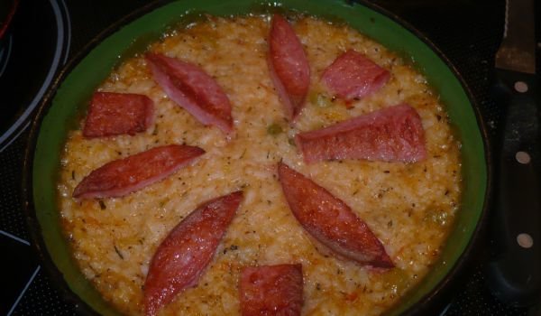 Ориз с телешки салам по бабина рецепта