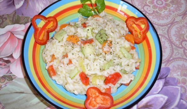 Ориз с тиквички и чубрица
