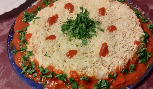 Ориз Сюрприз с пиле и зеленчуци