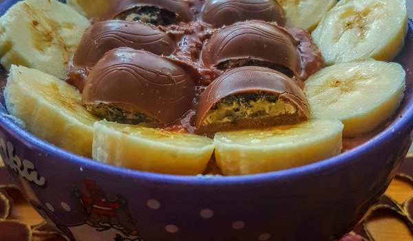 Овесена Каша с Milka Oreo и Банан
