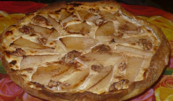 Пай с круши и маскарпоне