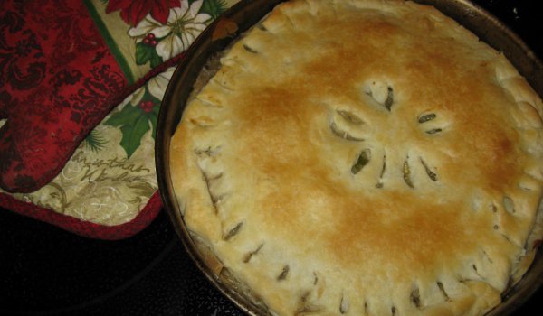 Пай с пиле и праз