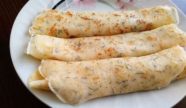 Палачинки с кашкавал и копър