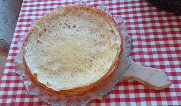 Палачинки с прясно мляко без (мазнина)
