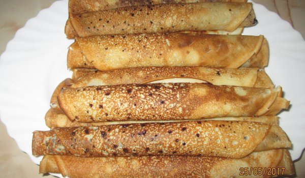Палачинки с течен шоколад