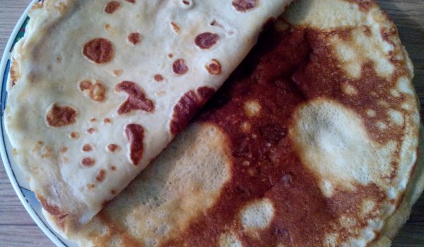 Палачинки със сметана