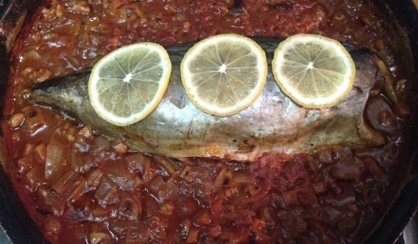 Паламуд с домати и ориз