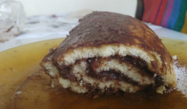 Пандишпаново руло с шоколад