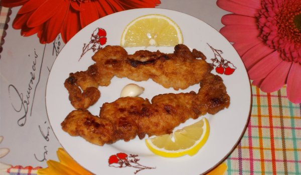 Паниран хайвер с лимонов вкус