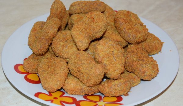 Панирани пилешки хапки
