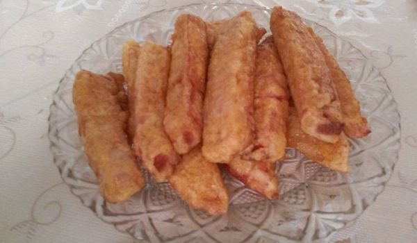 Панирани пръчици телешки салам