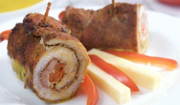 Панирани свински ролца